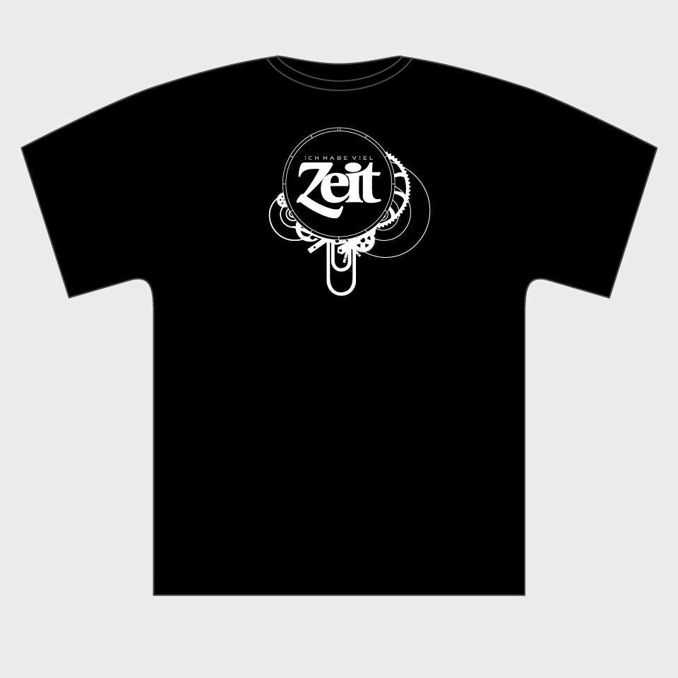T-Shirt_Zeit_black