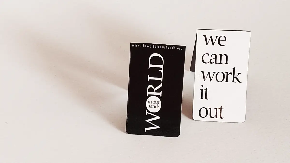 magnetyczne zakładki do książki projekt World in our hands